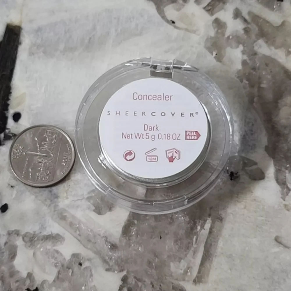 Sheer Cover DARK Creme Concealer 5g, Shadowing Contour, Sealed New